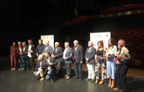 Premio de la Sgae a Gonzalo García-Pelayo y colaboradores por los primeros 50 años de carrera.