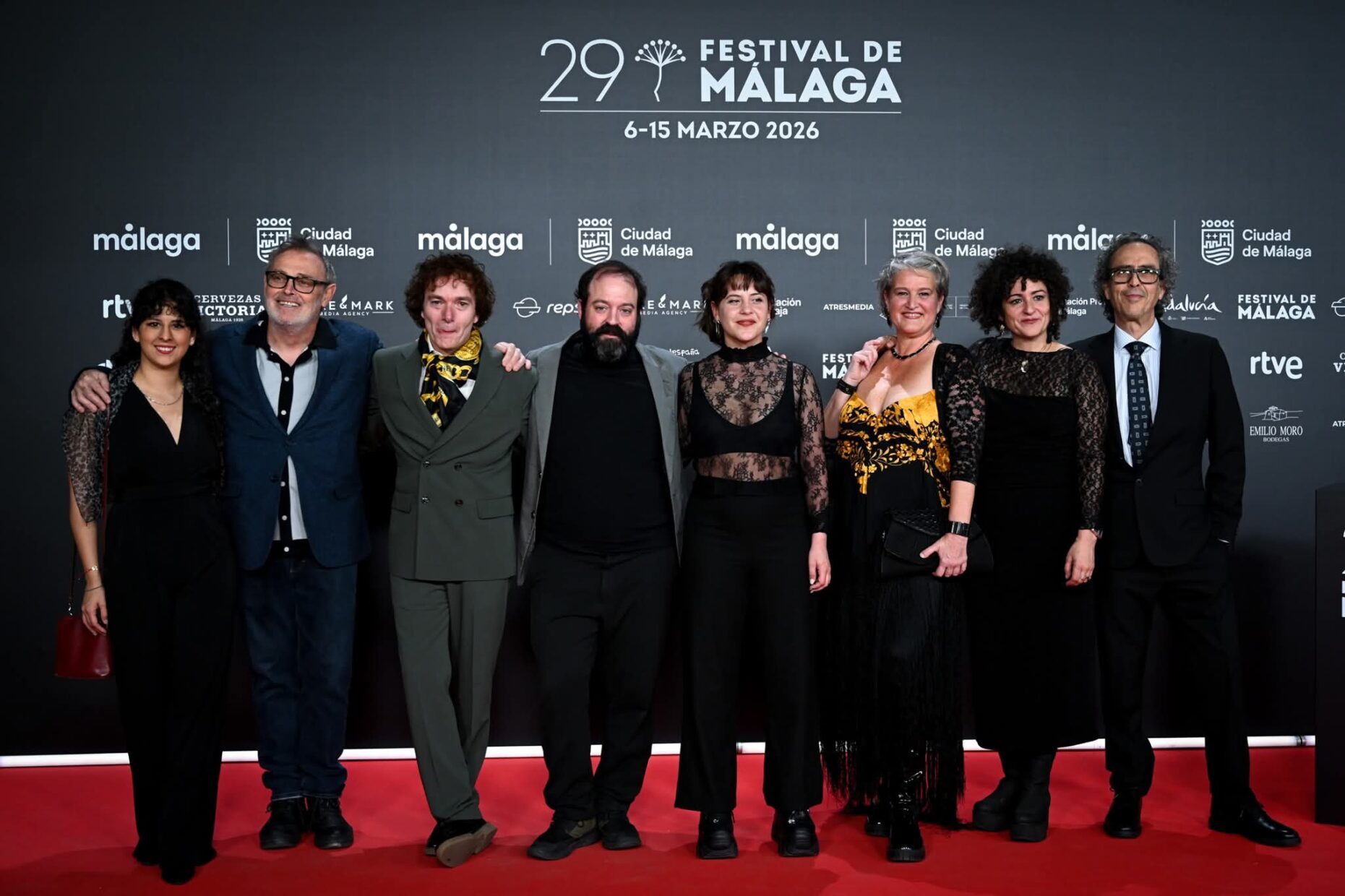 Equipo de Cuántica Rave presentación Festival de Málaga