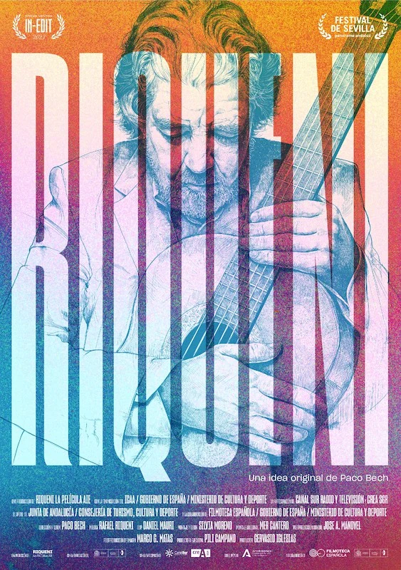 Cartel del documental sobre Rafael Riqueni Documental: Riqueni