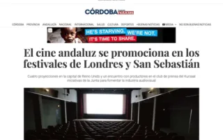 Abre el Festival con la intervención en la sala de uno de sus productores Gervasio Iglesias;