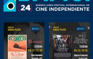 Carteles de Tu Coño y Siete Jereles en el Bacifi de Buenos Aires