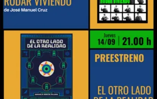 Cine y literatura con Gonzalo García-Pelayo 3 Cartel de prsentación del evento de cine y literatura