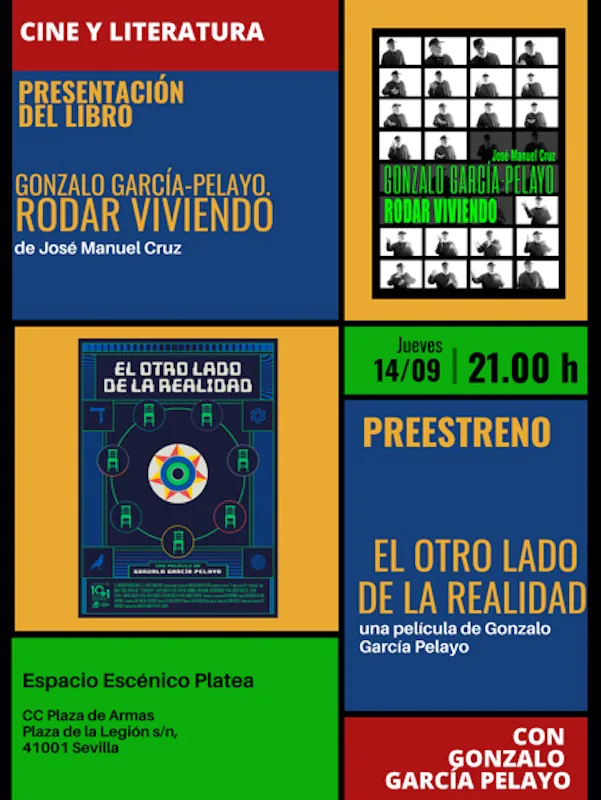 cartel Cartel de prsentación del evento de cine y literatura