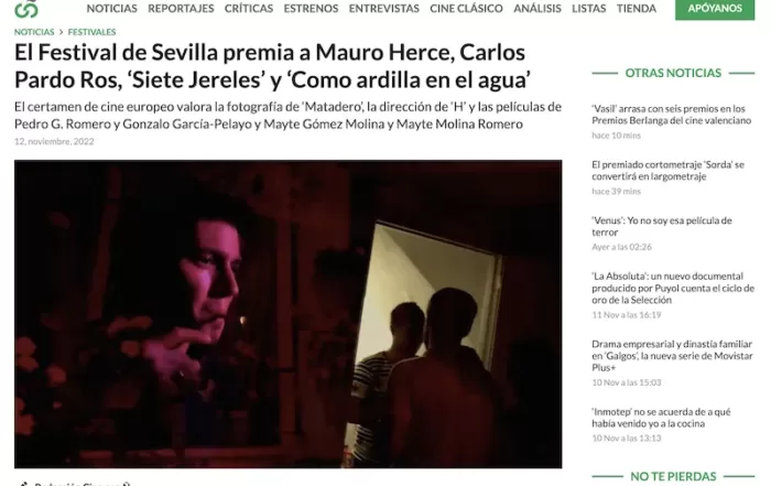 Cine con Ñ premio ASECAN Siete Jereles