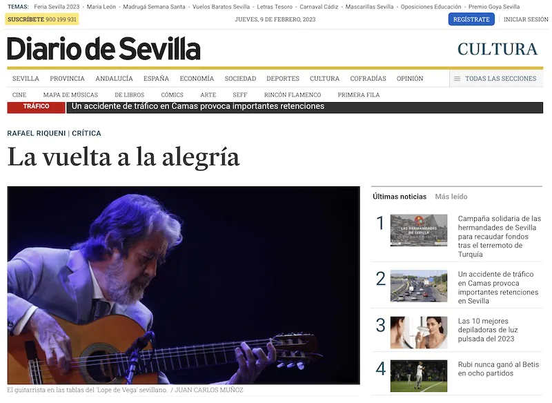 Criticas concierto Rafael Riqueni