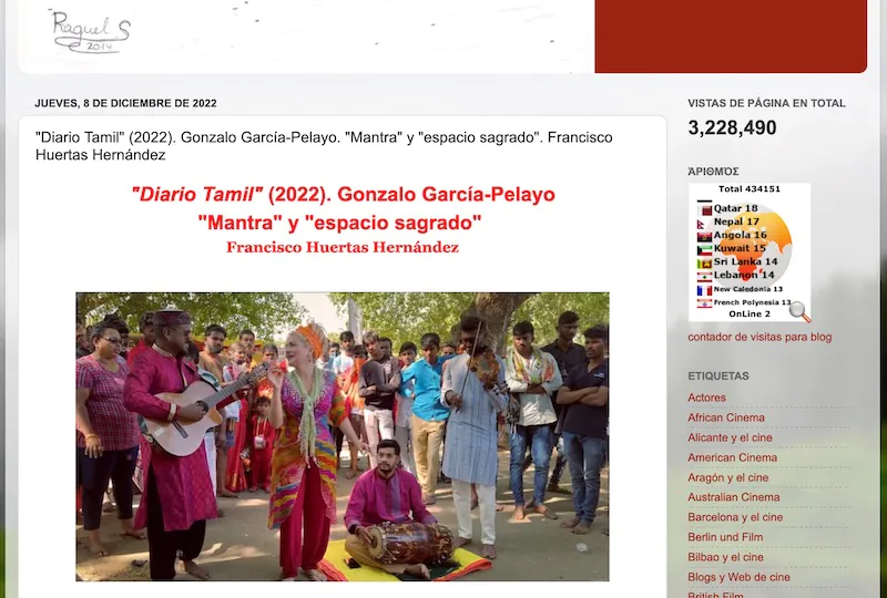 Diario tamil de Gonzalo García-Pelayo 2022