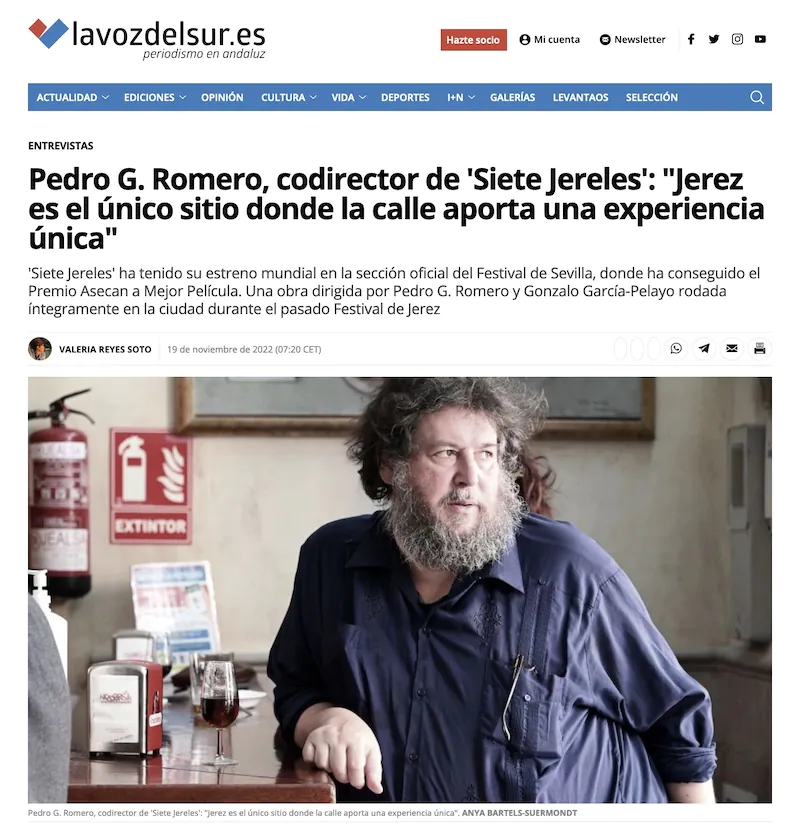 La Voz del Sur, Siete Jereles, foto de Pedro G. Romero