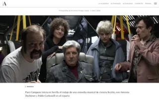 Paco Campano director de la película "Cuántica rave"