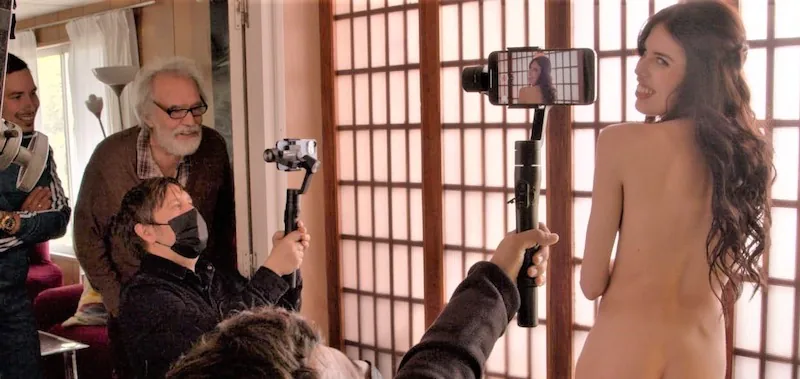 Pelicula Tu coño escena del rodaje