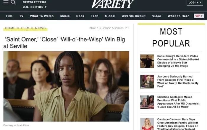 Noticias en prensa internacional Variety