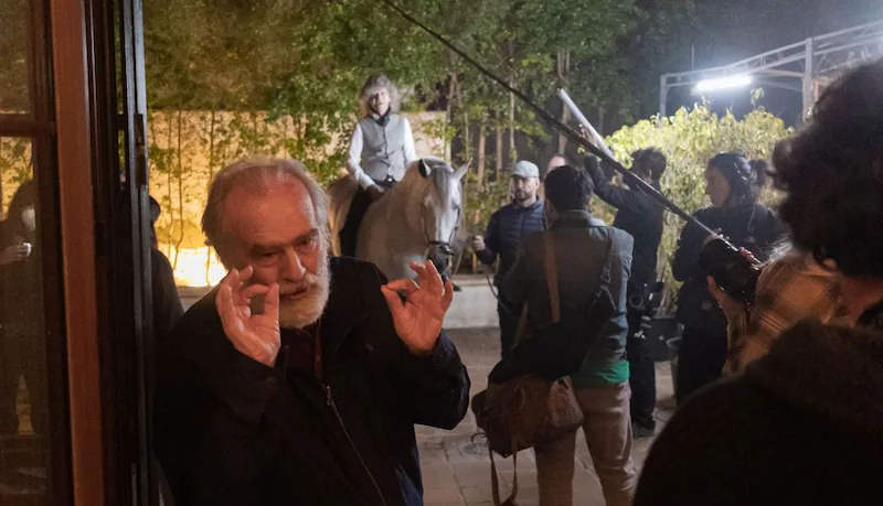 Siete jereles escena con caballo